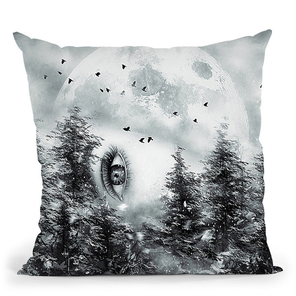 The Watcher Throw Pillow By Nicebleed