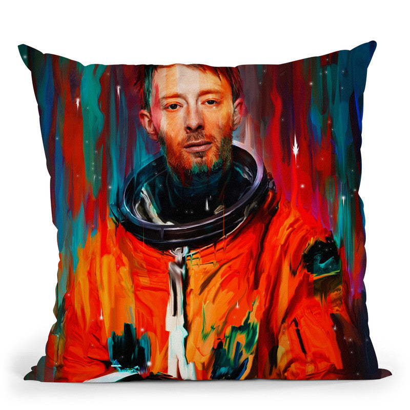 Thom Yorke Throw Pillow By Nicebleed