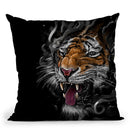Tiger Throw Pillow By Nicebleed