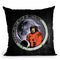 Space Monkeys Throw Pillow By Niklas Gustafson