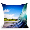 Wave Wall Throw Pillow By Niklas Gustafson
