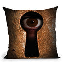 Who Is Watching You Throw Pillow By Niklas Gustafson