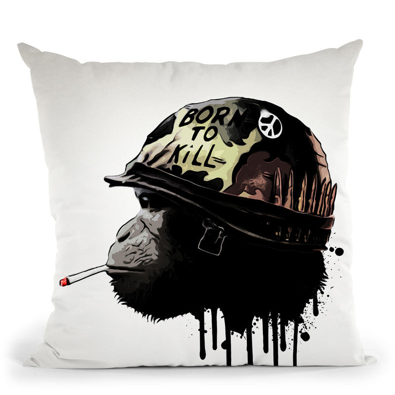 Born To Kill Throw Pillow By Niklas Gustafson