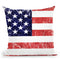 American Grunge Flag Throw Pillow By Niklas Gustafson