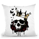 El Rey De La Muerte Throw Pillow By Niklas Gustafson