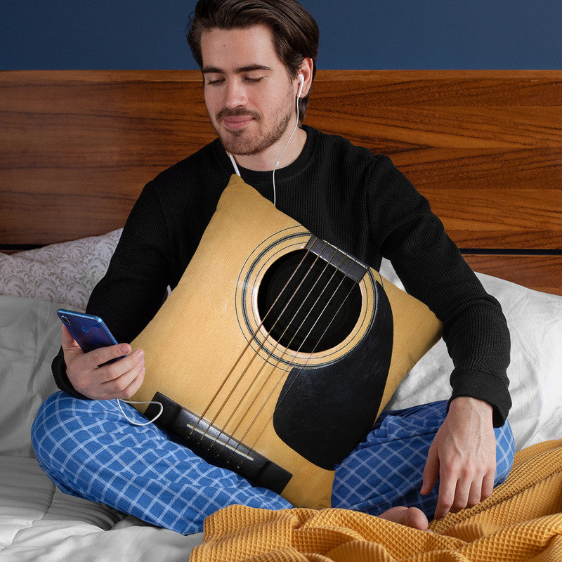Guitar Throw Pillow By Niklas Gustafson