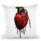 Heart Grenade Throw Pillow By Niklas Gustafson