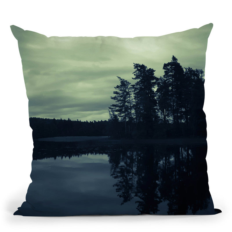 Lake By Night Throw Pillow By Niklas Gustafson