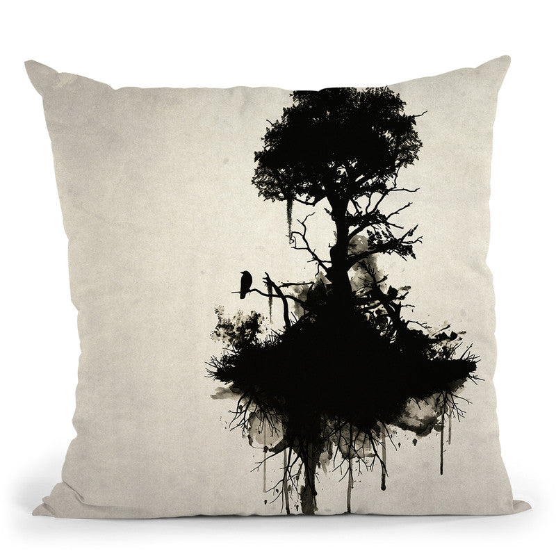 Last Tree Standing Throw Pillow By Niklas Gustafson
