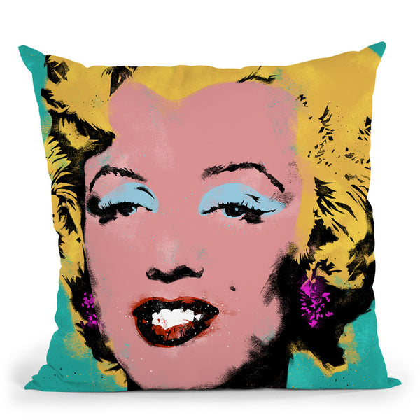 Warhol Marilyn Throw Pillow By Nikita Abakumov