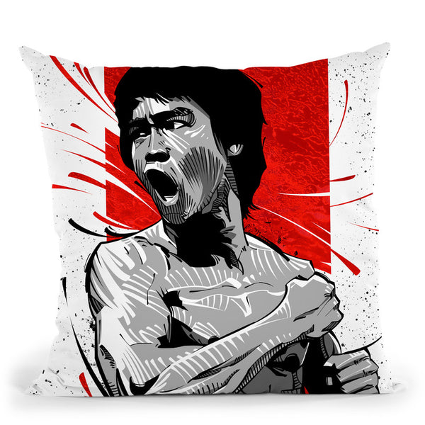 Bruce Lee Ii Throw Pillow By Nikita Abakumov