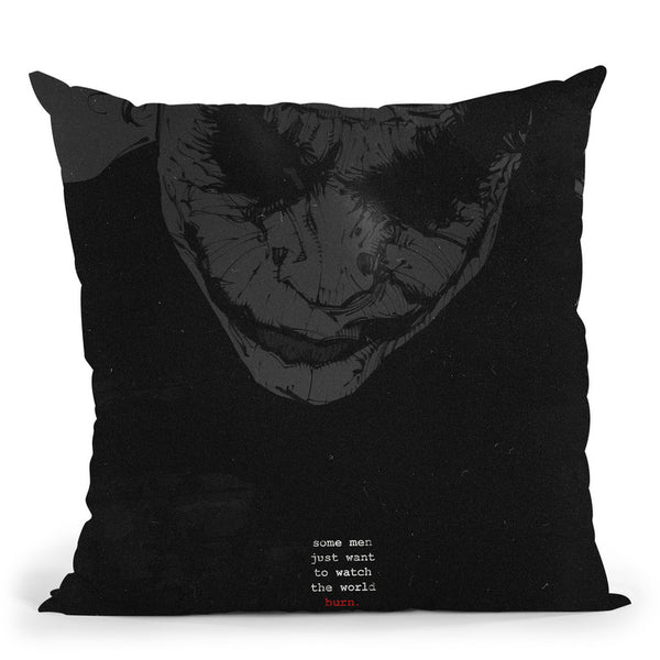 Joker Throw Pillow By Nikita Abakumov