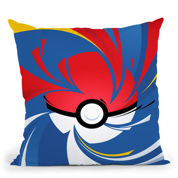 Pokemon Throw Pillow By Nikita Abakumov