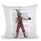 Rabbit Boxer Throw Pillow By Not Much To Say