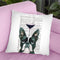 Boston Terrier With Wine Glass Throw Pillow By Not Much To Say
