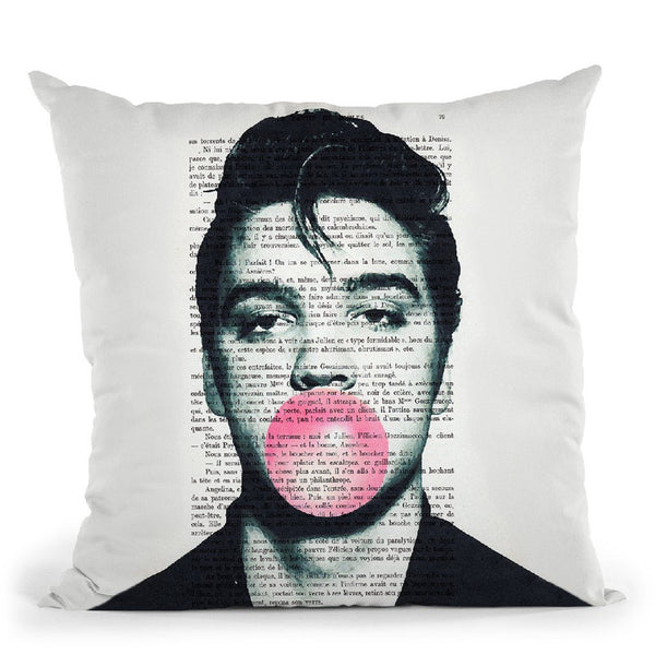 Elvis With Bubble Gum Throw Pillow By Not Much To Say