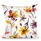 Ink Watercolor Flowers Yellow Throw Pillow By Ninola Design
