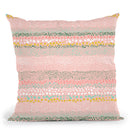 Little Textured Dots Pink Throw Pillow By Ninola Design