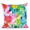 Painterly Tropical Texture Throw Pillow By Ninola Design