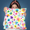 Tropical Flowers Multicolored Throw Pillow By Ninola Design