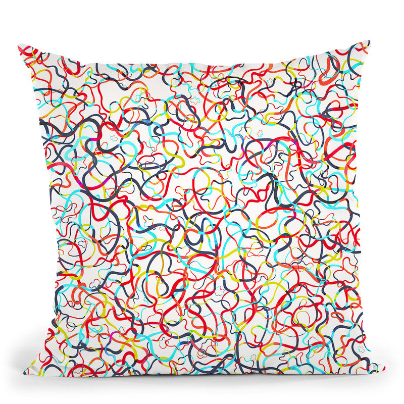 Water Drawings Throw Pillow By Ninola Design
