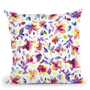 Watercolor Floral Hibiscus Pink Throw Pillow By Ninola Design