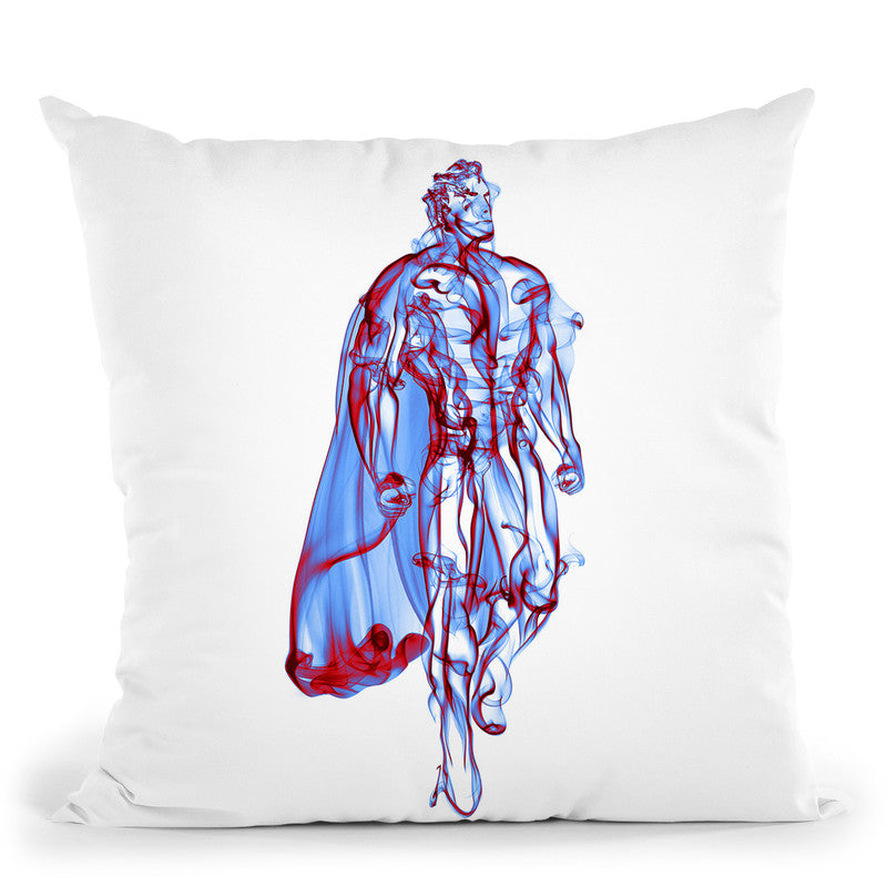 Superman Throw Pillow By Octavian Mielu