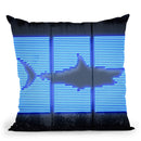 Shark Throw Pillow By Octavian Mielu