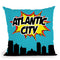 Atlantic City Throw Pillow By Octavian Mielu