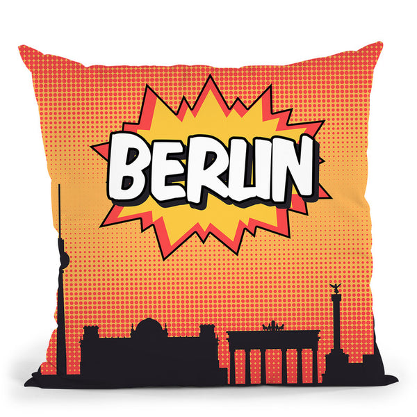 Berlin Throw Pillow By Octavian Mielu