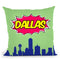 Dallas Throw Pillow By Octavian Mielu