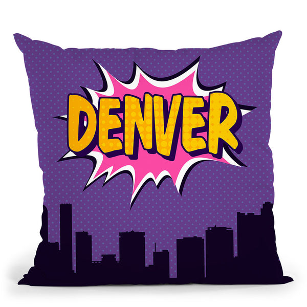 Denver Throw Pillow By Octavian Mielu
