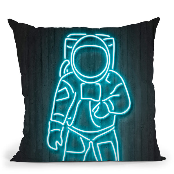 Astronaut Octavian Throw Pillow By Octavian Mielu
