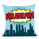 Philadelphia Throw Pillow By Octavian Mielu