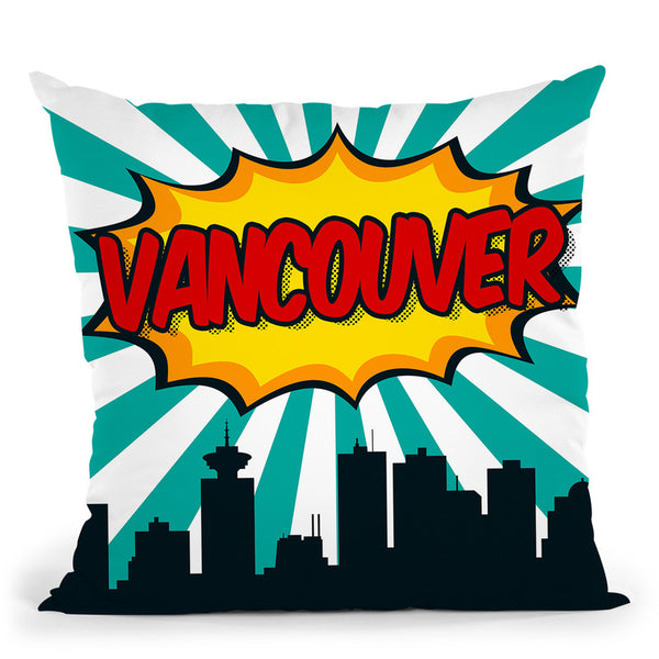 Vancouver Throw Pillow By Octavian Mielu
