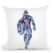 Captain America Throw Pillow By Octavian Mielu