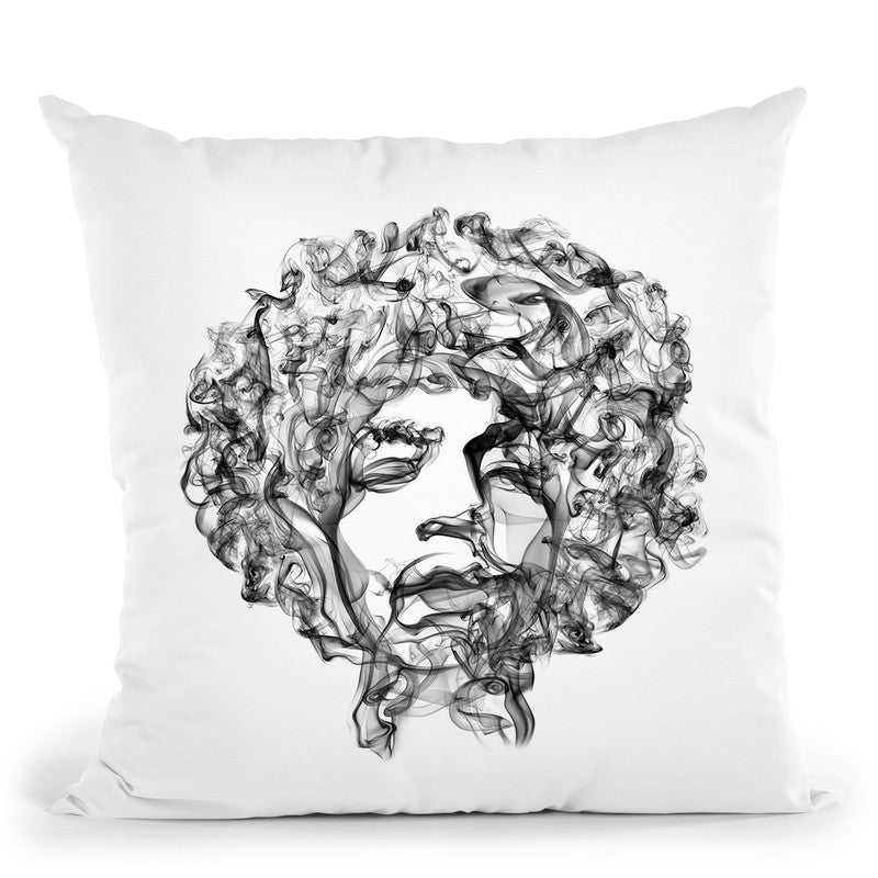 Jimi Throw Pillow By Octavian Mielu