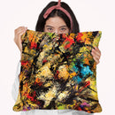 Everywhere I Go Throw Pillow By Osnat Tzadok