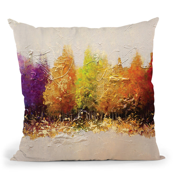 Five Seasons Throw Pillow By Osnat Tzadok