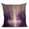 Purple Rain Throw Pillow By Osnat Tzadok