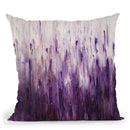 Purple Sparkle Throw Pillow By Osnat Tzadok
