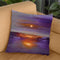 Purple Sunset Throw Pillow By Osnat Tzadok