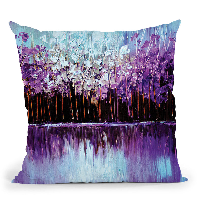 Reflection Throw Pillow By Osnat Tzadok