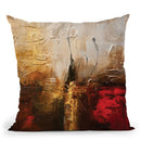 The Golden Creek Throw Pillow By Osnat Tzadok