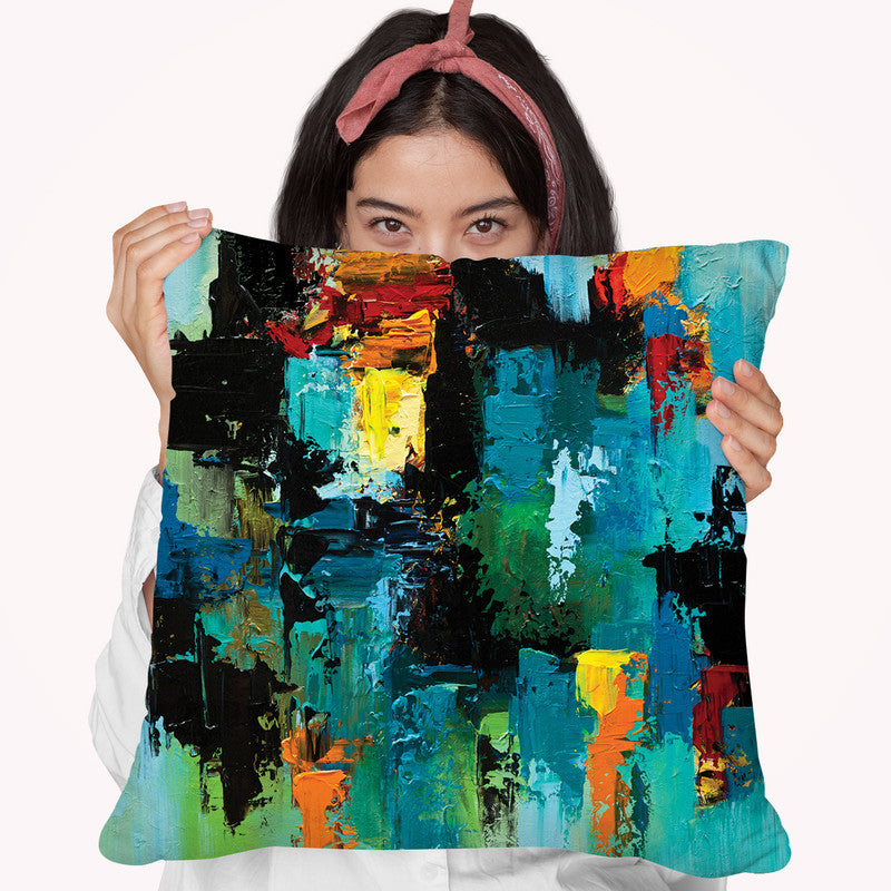 The Map Os Zoorka Throw Pillow By Osnat Tzadok