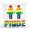 Girl Gay Pride Throw Pillow By Pride Designs - by all about vibe