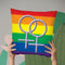 Girl Sign Gay Pride I Throw Pillow By Pride Designs - by all about vibe