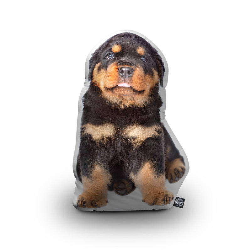 Rottweiler Throw Pillow By All About Vibe
