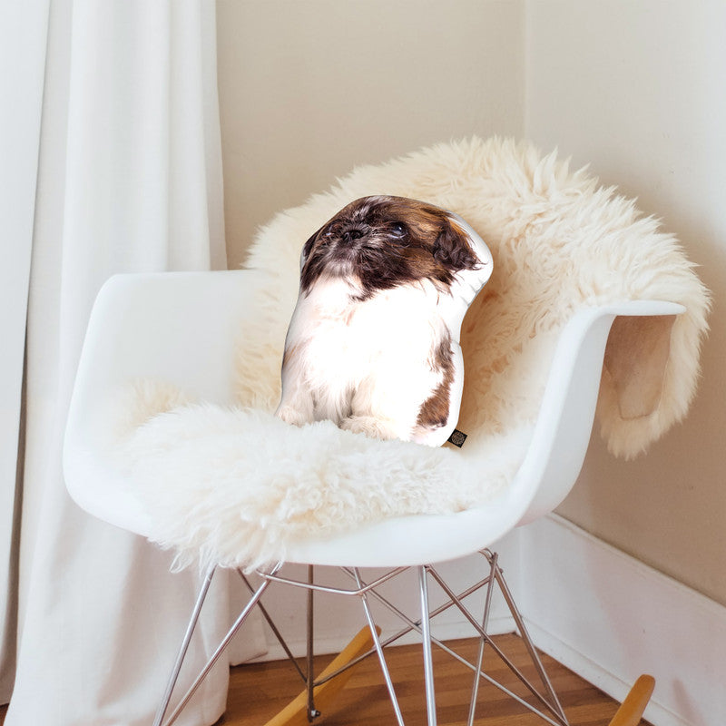 Shih Tzu Throw Pillow By All About Vibe