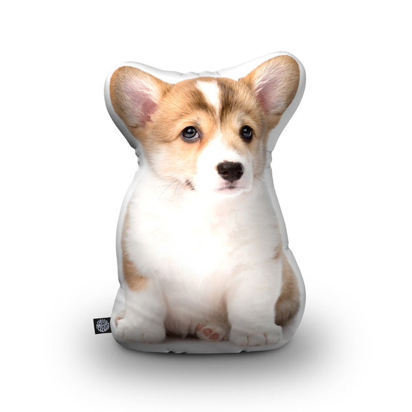 Corgi Puppy Throw Pillow By All About Vibe